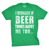 Wonder if Beer Thinks About Me Men's T Shirt