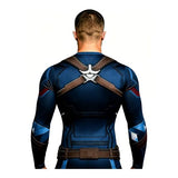 3D Super Hero Close-Fitting Quick-Drying Elastic Sport Cosplay T-Shirt Long Sleeve 3