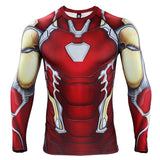 3D Super Hero Close-Fitting Quick-Drying Elastic Sport Cosplay T-Shirt Long Sleeve 11