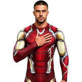 3D Super Hero Close-Fitting Quick-Drying Elastic Sport Cosplay T-Shirt Long Sleeve 7